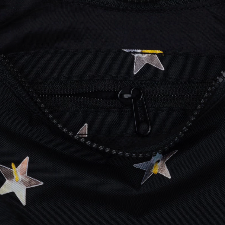 Small Nylon Crescent Bag - Stars