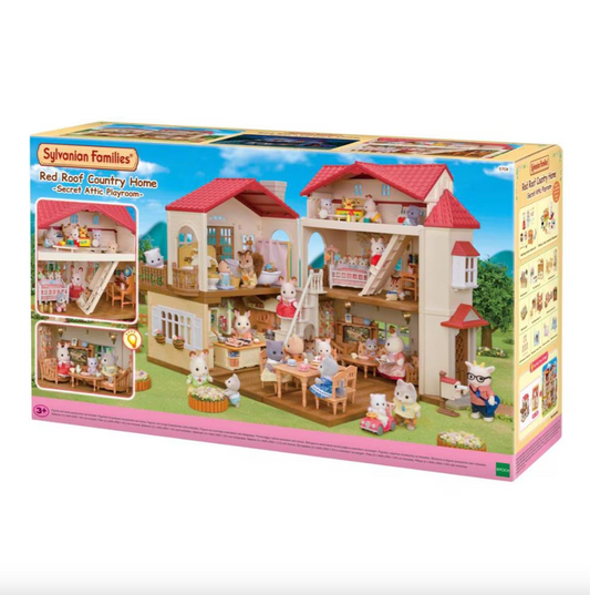 Sylvanian Families | Red Roof Country Home With Attic