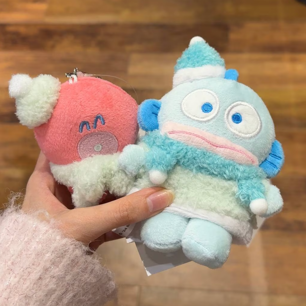 Sanrio X St. | Hangyodon Mascot Holder Plush Keychain
