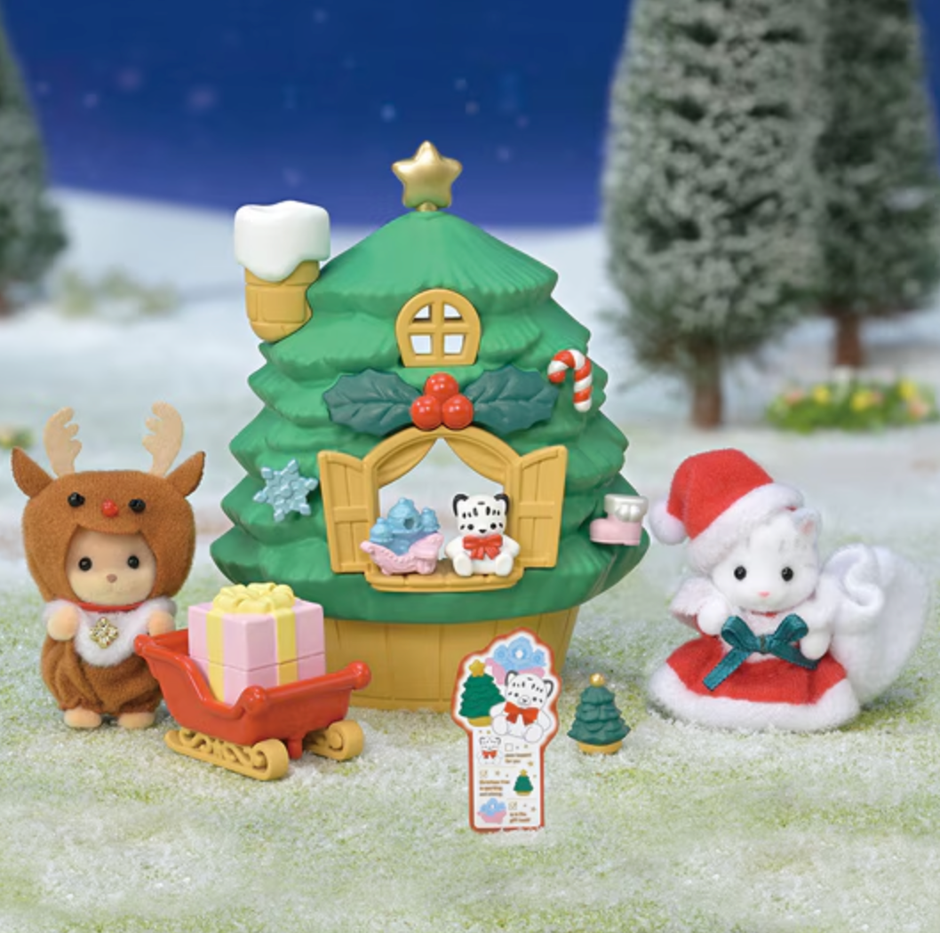 【Jp】Sylvanian Families | Baby Santa’s Christmas Tree House