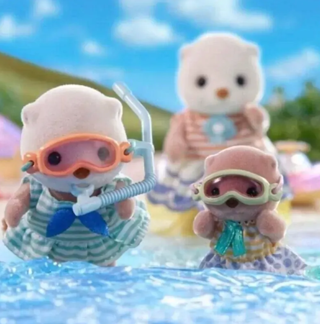 Sylvanian Families | Sea Otter Sisters Splashy Snorkel Set - 5804