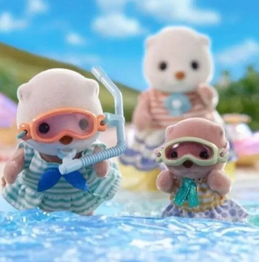 Sylvanian Families | Sea Otter Sisters Splashy Snorkel Set - 5804