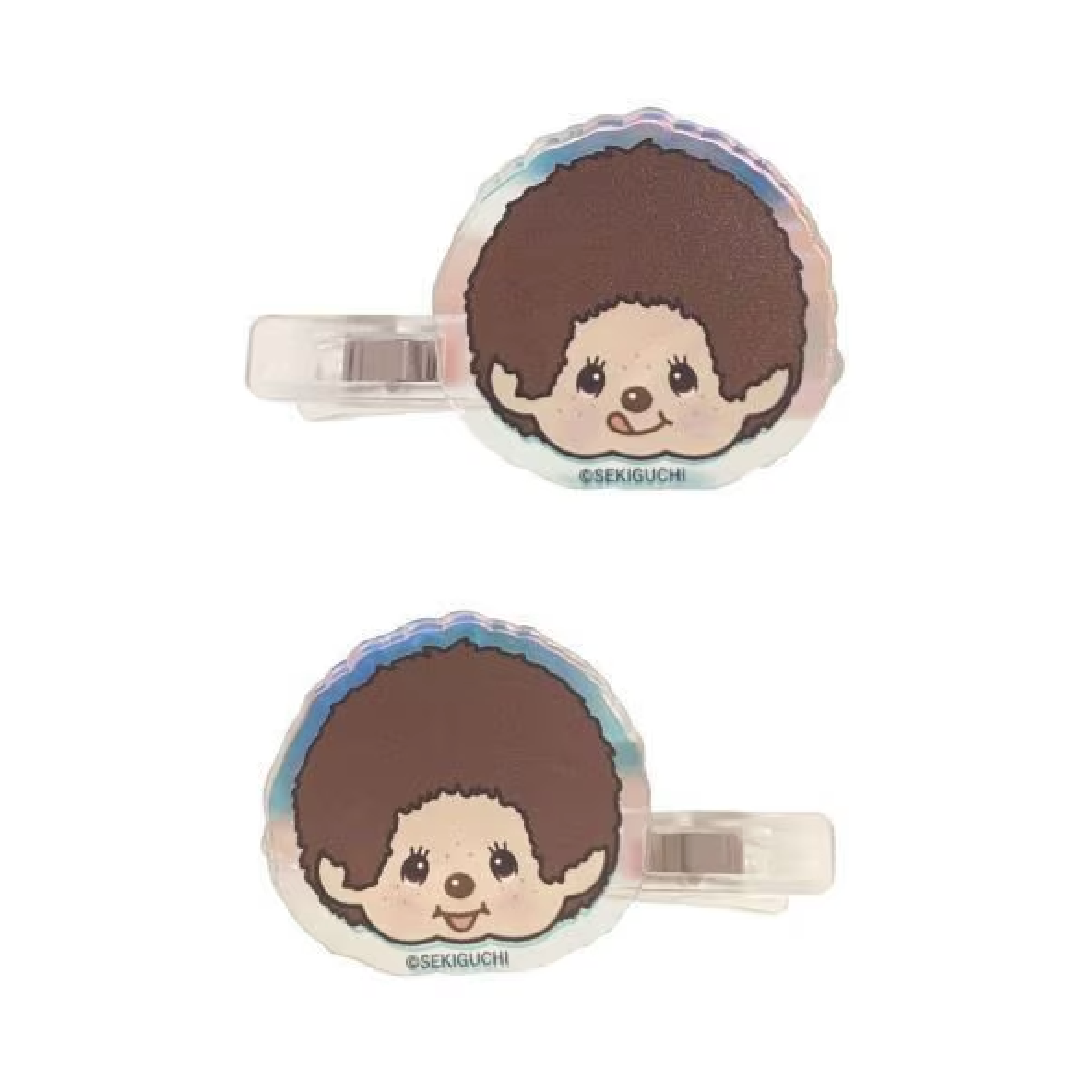 【Made in Japan】Monchhichi | Aurora Acrylic Hair Clip Set