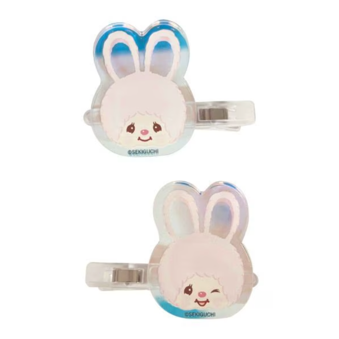 【Made in Japan】Monchhichi | Aurora Acrylic Hair Clip Set