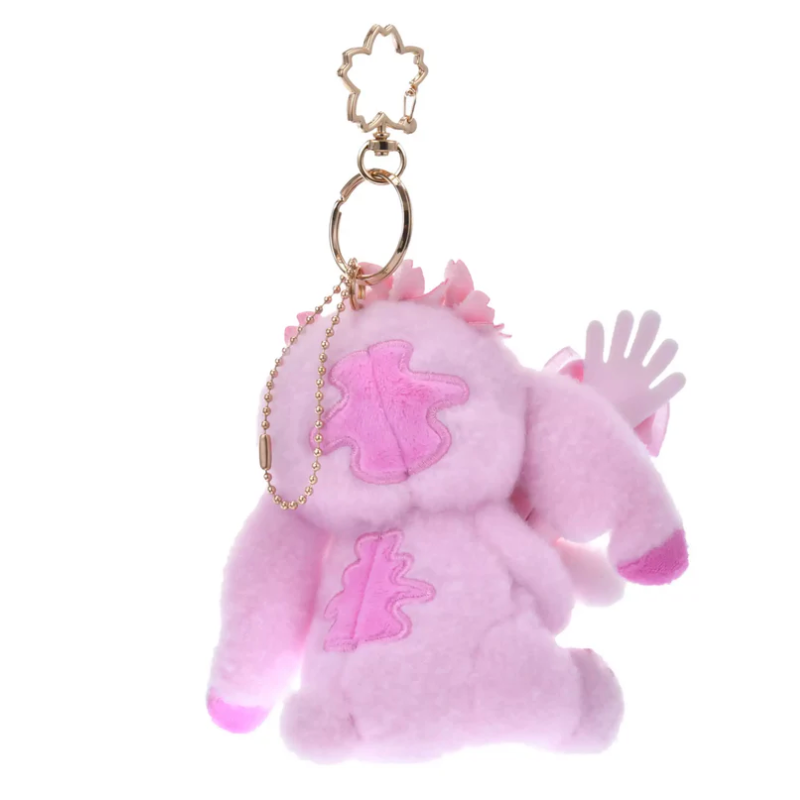 DISNEY | Tokyo Disney Store Stitch & Scrump Plush Keychain Mascot Holder 14.5×8×9.5cm (Sakura 2025)