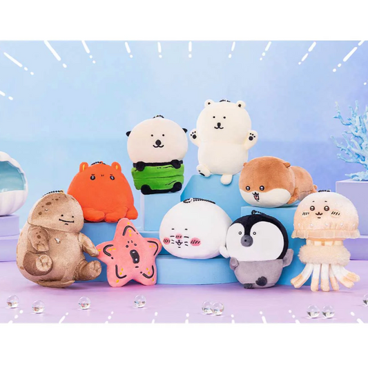 Nagano Friends | Nagano’s Aquarium Mascot Holder Plush Keychain H65×W120×D80mm (Otter)
