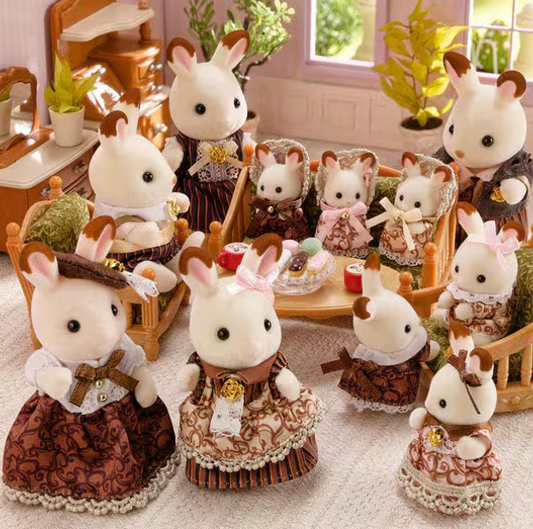 【JP】Sylvanian Families | Chocolate Rabbit Family 40th Anniversary Set 40 x 15 x 7.2 cm C-74