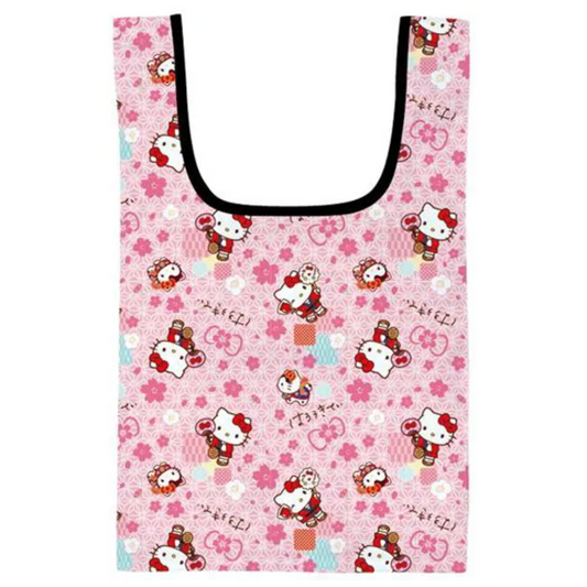 SANRIO | Reusable Grocery Bag Foldable Eco-bag Keychain S (Hello Kitty)