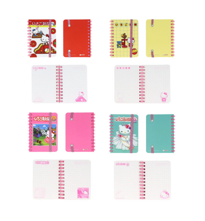 SANRIO | Hello Kitty Secret Ring Notebook A7 Blind Bag 74×105×10mm (Ichigo)