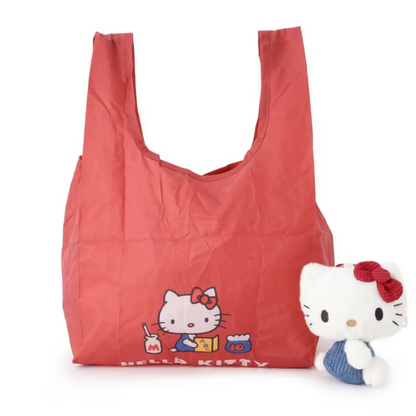 SANRIO | Hello Kitty Plush Eco Bag Keychain Bag Charm 145×100×160mm (Classic) (Copy)