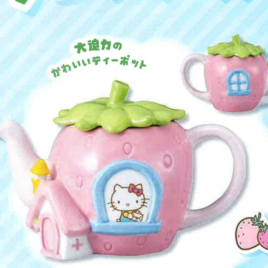 SANRIO | Hello Kitty Strawberry Tea Pot Teapot 203x117x138mm