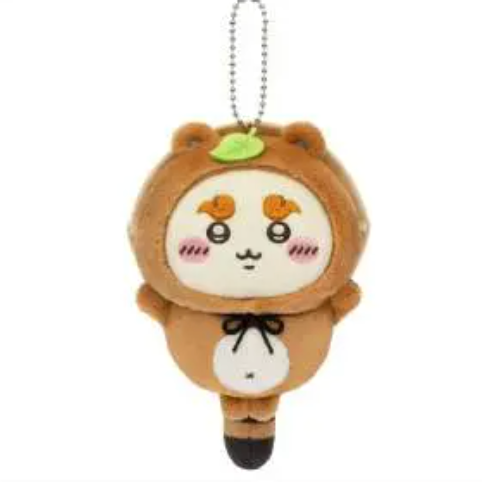 CHIIKAWA | Shisa Mascot Holder Bag Charm Keychain (Chiikawa Tanuki Damon Lottery)