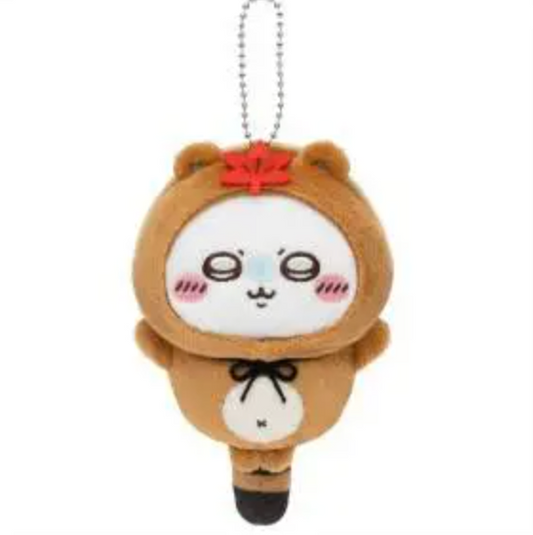 CHIIKAWA | Momonga Mascot Holder Bag Charm Keychain (Chiikawa Tanuki Damon Lottery)