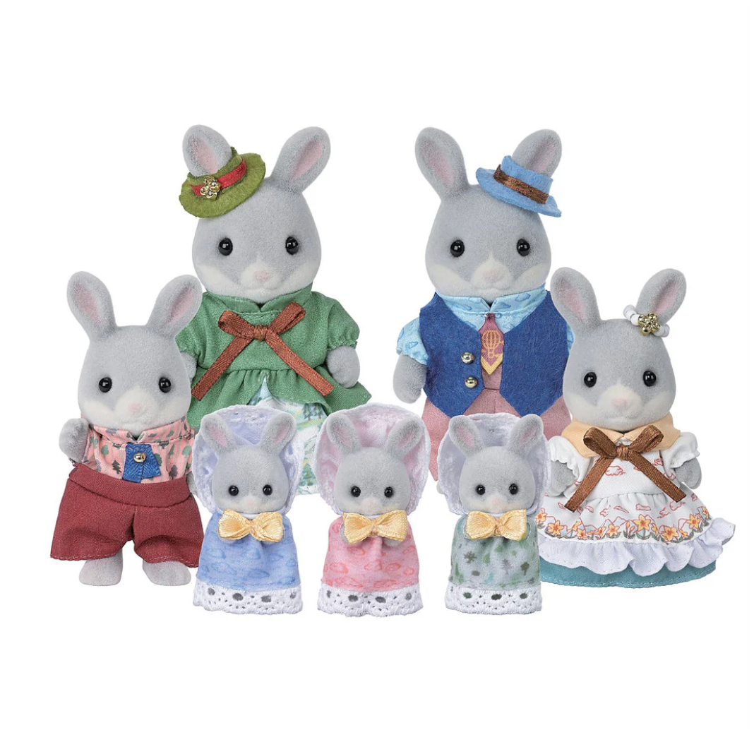 Sylvanian Families Cottontail Rabbit Family Celebration Set - 5863