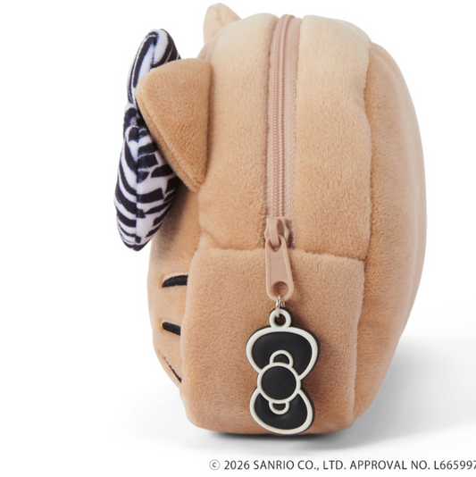 GRL x Hello Kitty | Sunburn Face Pouch 115x190x60mm (Zebra Print)