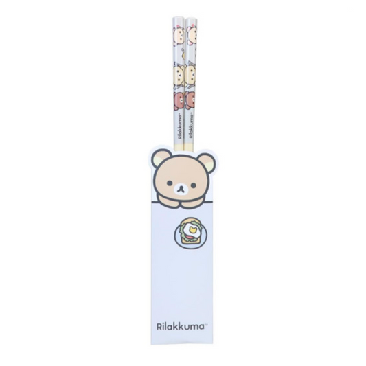 SAN-X | Rilakkuma Bamboo Chopsticks 21cm (Face)
