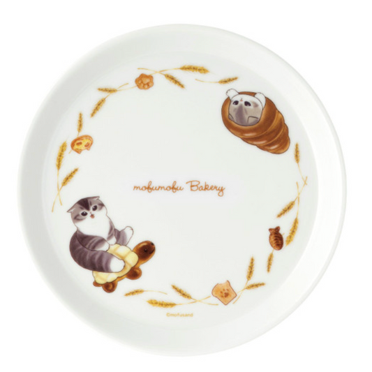 MOFUSAND | Toast Plate Φ155mm (Mofumofu Bakery Turtle Bread and Cornet)