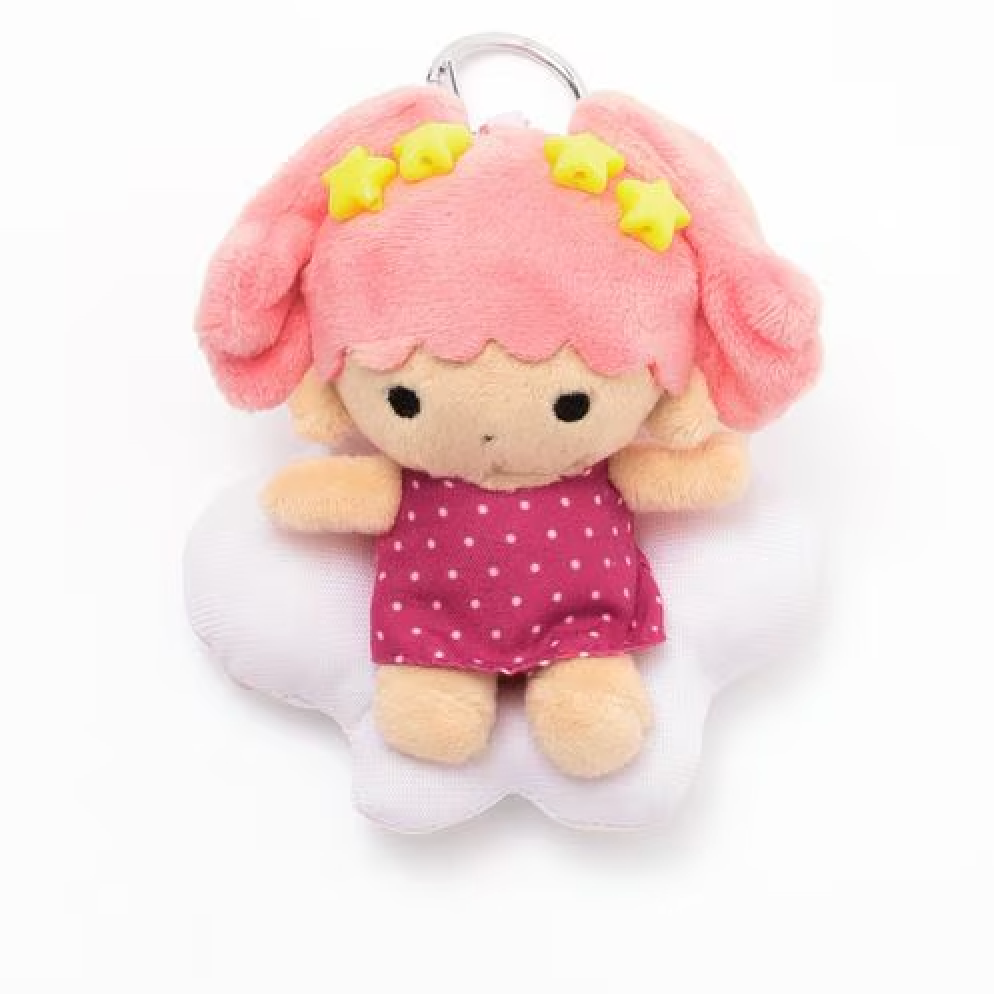 and St Me% x Sanrio Little Twin Stars | Mini Mascot Holder Plush Keychain 13cm 8th Ver. (Swimming Ring)