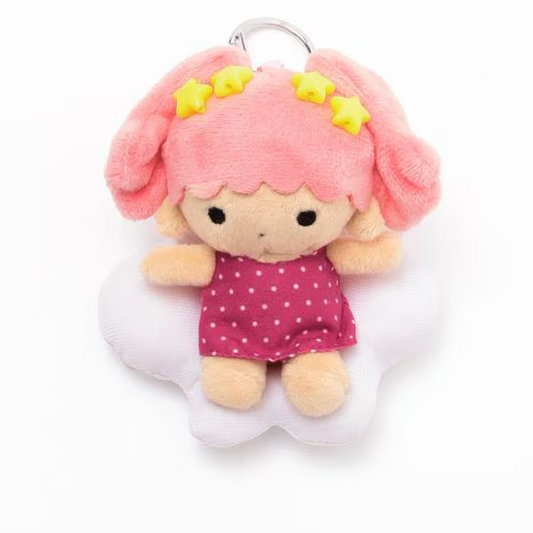 and St Me% x Sanrio Little Twin Stars | Mini Mascot Holder Plush Keychain 13cm 8th Ver. (Swimming Ring)