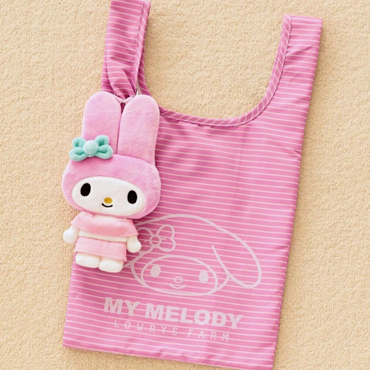 Me% x Sanrio My Melody | Foldable Eco-Bag & Keychain