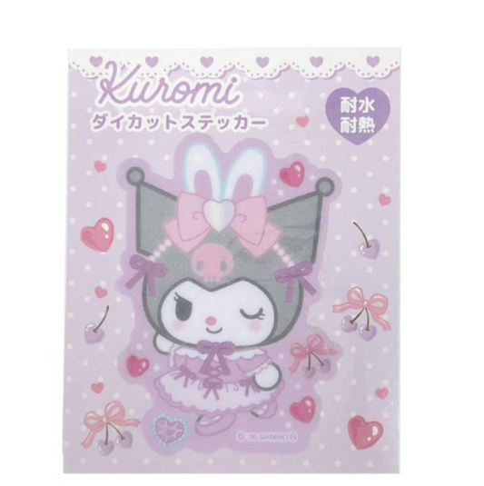 SANRIO | Kuromi Vinyl Sticker water-resistant and light-resistant 74×61mm (My Melody♡Kuromi♡My Sweet Piano Bunnies Ballerina)