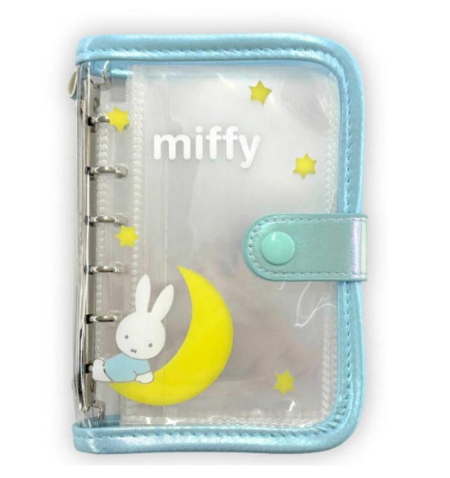 Miffy | Boris & Miffy 6 Hole Sticker Binder 160×120×30mm (Blue Moon Star)