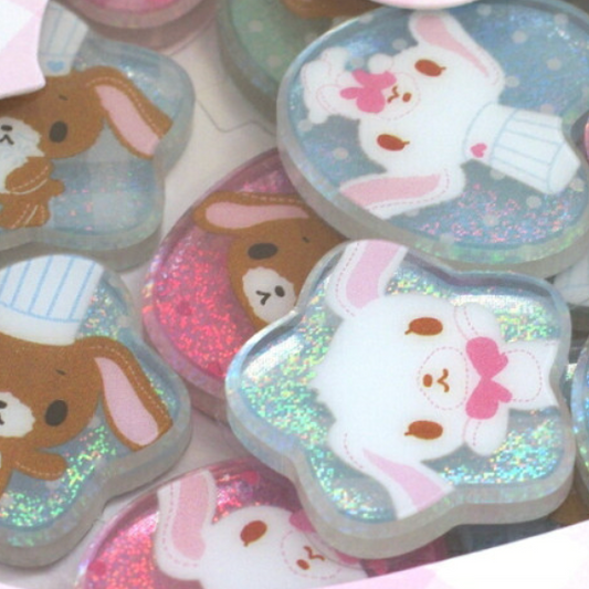 SANRIO | Sugarbunnies Crystal Seal 19×19×2mm (Pink)