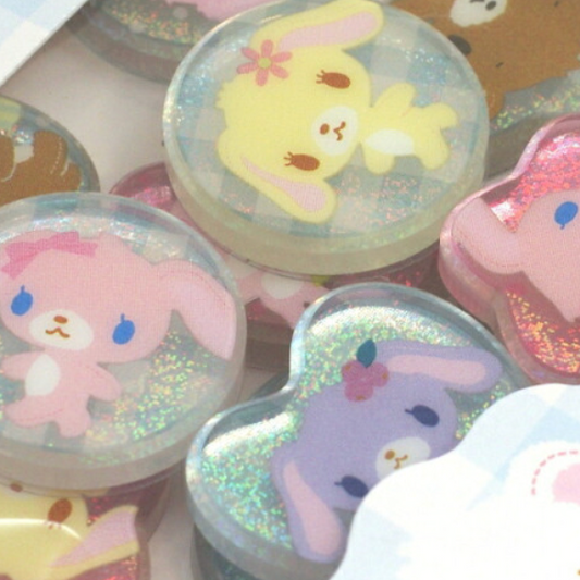 SANRIO | Sugarbunnies Crystal Seal 19×19×2mm (Blue)