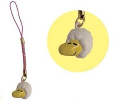 PEANUTS | Snoopy Woodstock Bell Charm (Sheep)