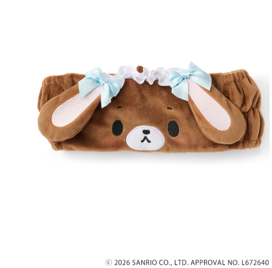 SANRIO | Sugarbunnies Kurousa Face Hairband Headband 480x85mm