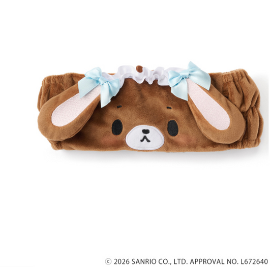 SANRIO | Sugarbunnies Kurousa Face Hairband Headband 480x85mm