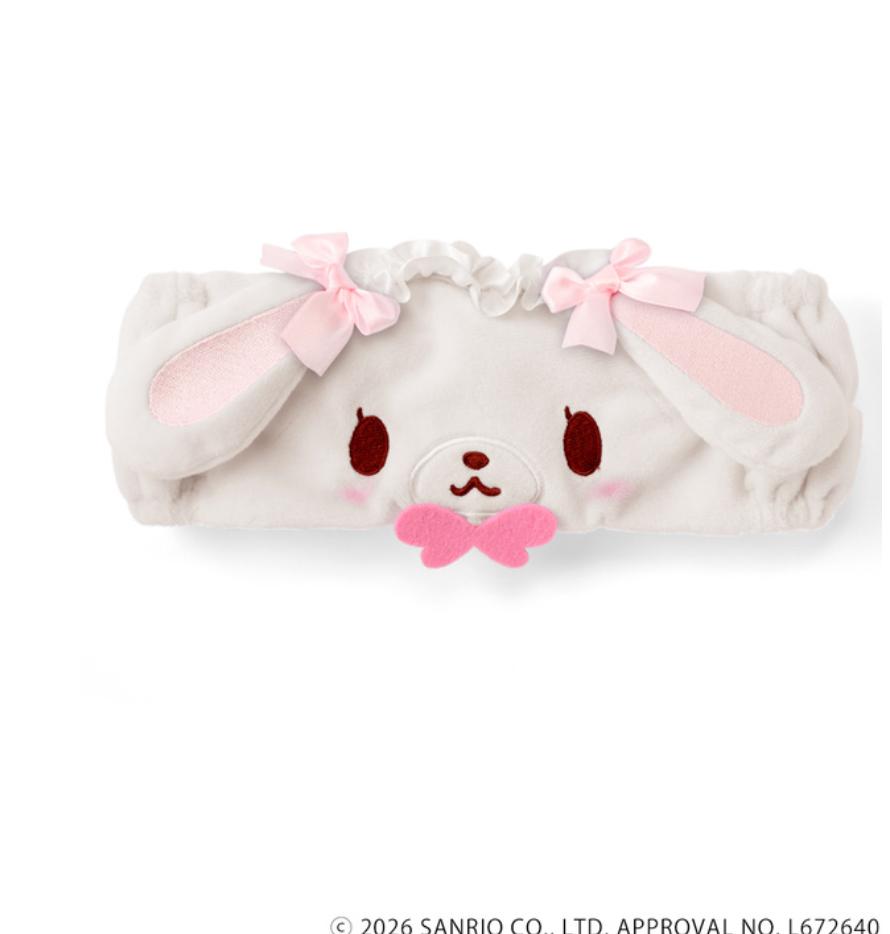 SANRIO | Sugarbunnies Shirousa Face Hairband Headband 480x85mm