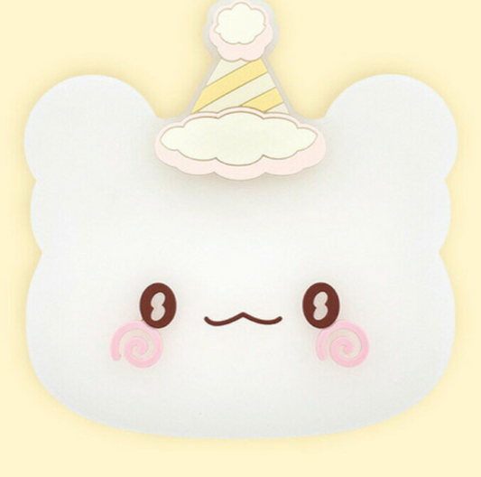 SANRIO | Hanamaruobake Rubber Coaster 107×110×4mm (Birthday)