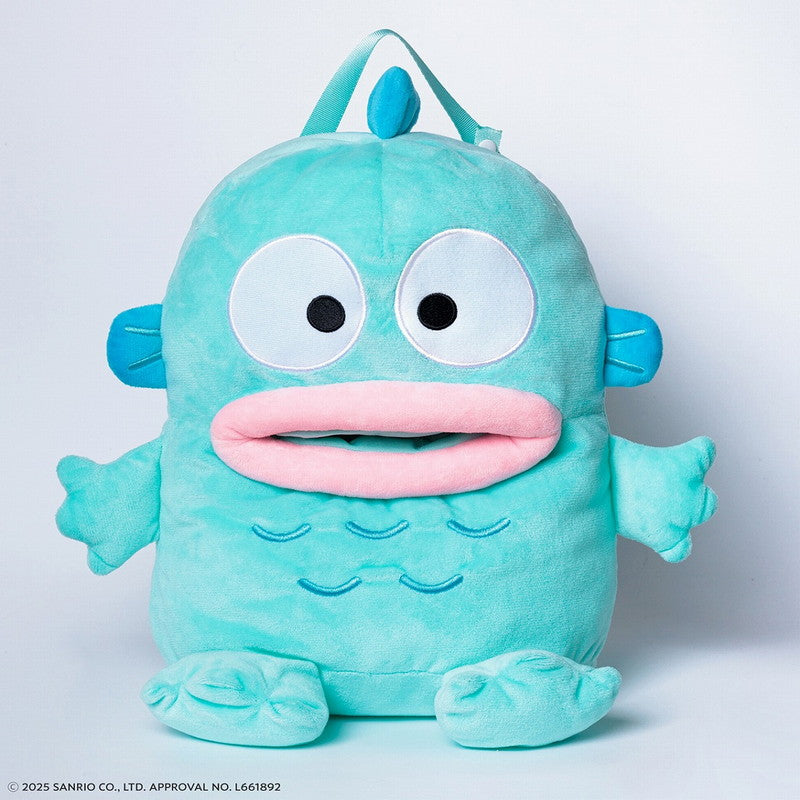 SANRIO | Hangyodon Plush Tissue Case that Comes Out of Hangyodon's Mouth 330x250x105mm (40th Anniversary)