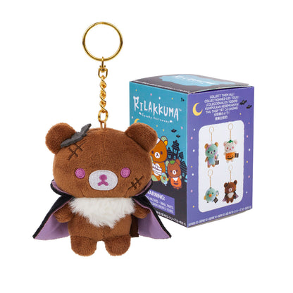 SAN-X | Rilakkuma Secret Mascot Holder Bag Charm Keychain Blind Box 80mm Approx. (Halloween Monster Series)