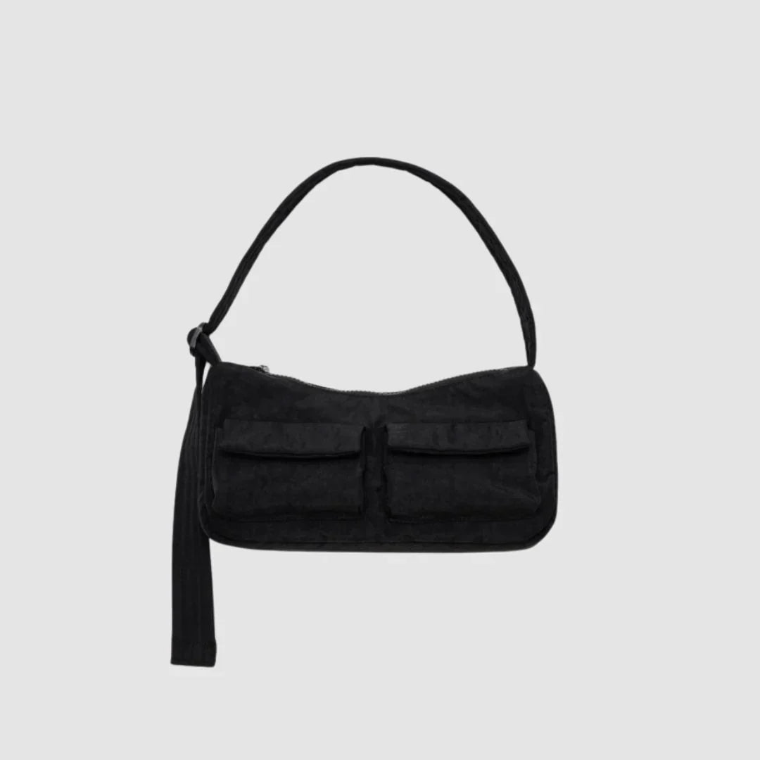Cargo Shoulder Bag - Black Sp24