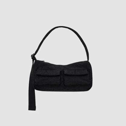 Cargo Shoulder Bag - Black Sp24