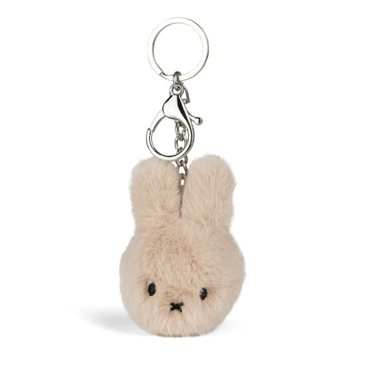 MIFFY | Eco Fuzzy Keychain Beige 8cm (100% recycled polyester filling)