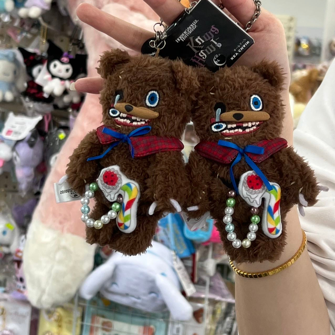 Limited One Per Customerusj | Hamikuma Plush Keychain Universal Studios Japan Halloween Horror