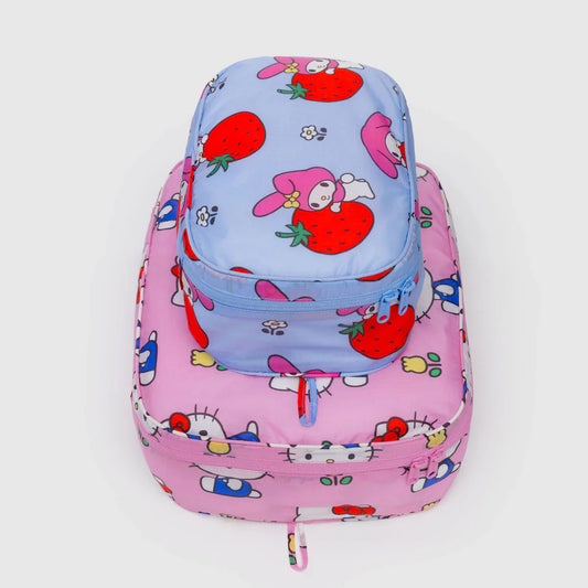 Baggu Packing Cube Set (Hello Kitty and Friends Florals)