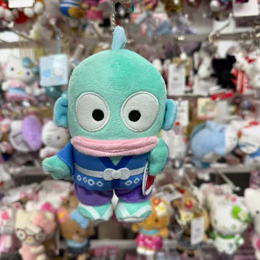Avail x Sanrio | Hangyodon Mascot Holder Plush Keychain Bag Charm 140mm Approx. (Kimono)