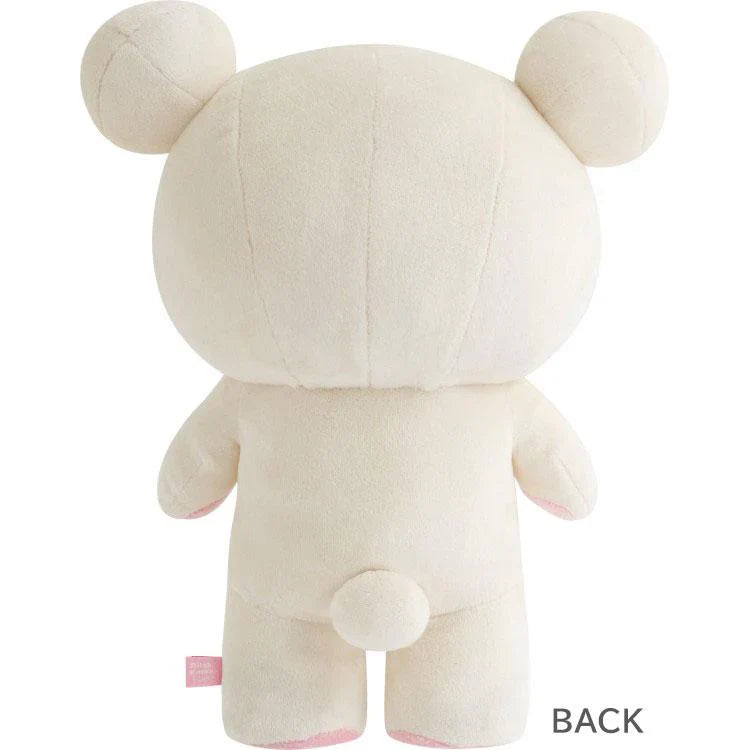 SAN-X | Rilakkuma Korilakkuma Plush Doll Contains glass pellets 310×240×150mm (Smile Standing)