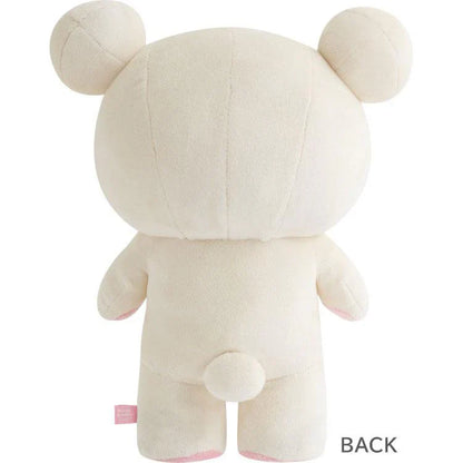 SAN-X | Rilakkuma Korilakkuma Plush Doll Contains glass pellets 310×240×150mm (Smile Standing)