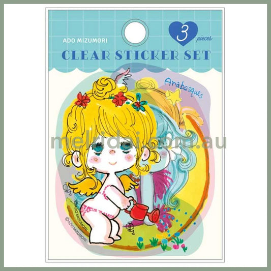ADO MIZUMORI | Clear Stickers 3 Pieces H70×W60mm (B)