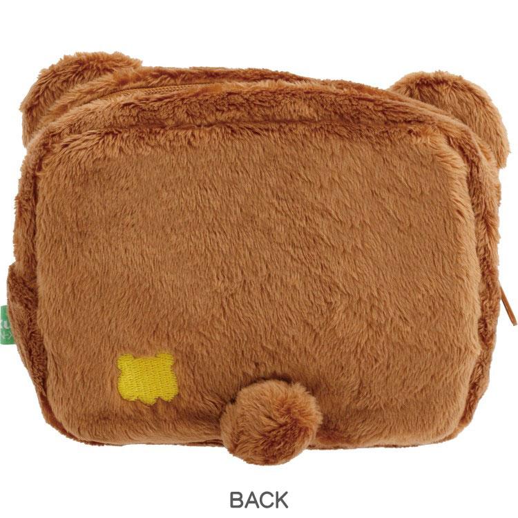 SAN-X | Rilakkuma Chairoikoguma Plush Square Pouch 115×145×30mm