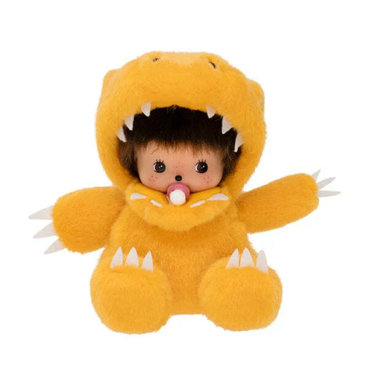Monchhichi x Digimon | Bebichhichi Agumon Plush Doll Plush Toy 16cm Approx. (Adventure Special Collab)