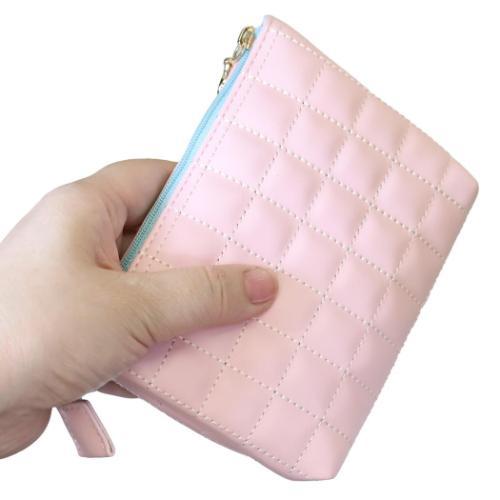 Monchhichi | 3 Pocket Quilted Cosmetic Pouch 148×100×59mm (Chimutan)