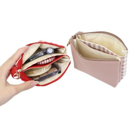Monchhichi | Cosmetic Pouch Double Pouch Makeup Pouch 148x100x59mm