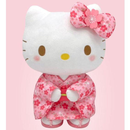 SANRIO | Sakura Kimono Plush Toy M 30×21×15cm (Hello KItty)