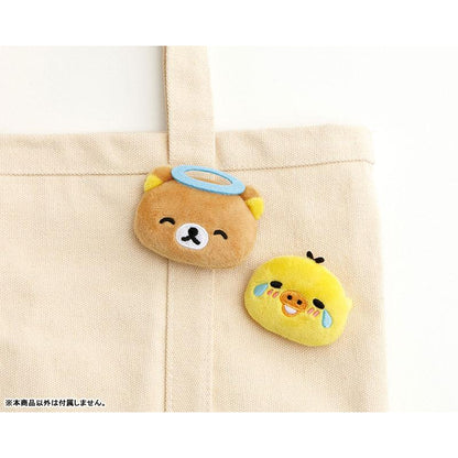 San-X | Rilakkuma Emojis Plush Badge Angel 40×60×15Mm